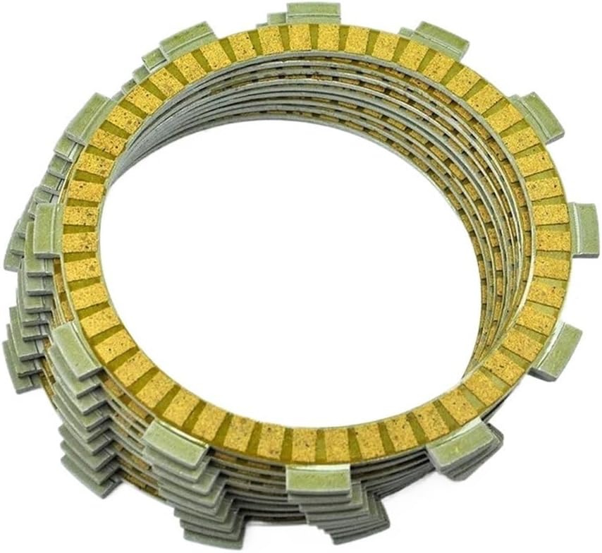 Clutch Friction Plate Kit Motocycle Fibrous Clutch Discs Plates 9 Pcs for RM250 19921993 RMX250 19921993 RM RMX 250