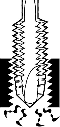 Miniatura 3 de Champion Herramienta de corte XL22-3/8-16 - Grifo espiral resistente, fabricado en Estados Unidos (12 por paquete)