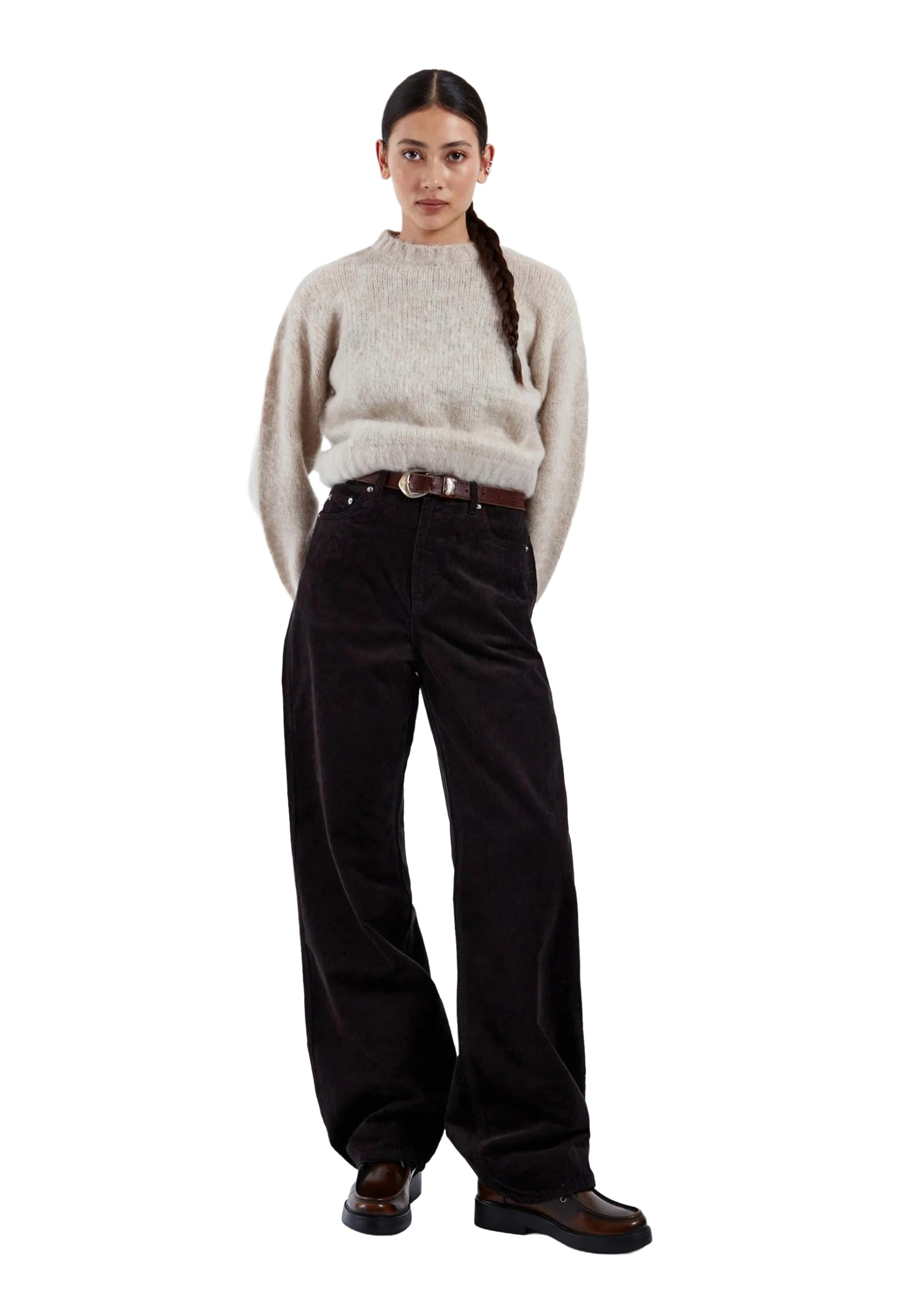 Dr. Denim Jeans Donna High Relaxed, Relaxed Fit, Straight, High Waist