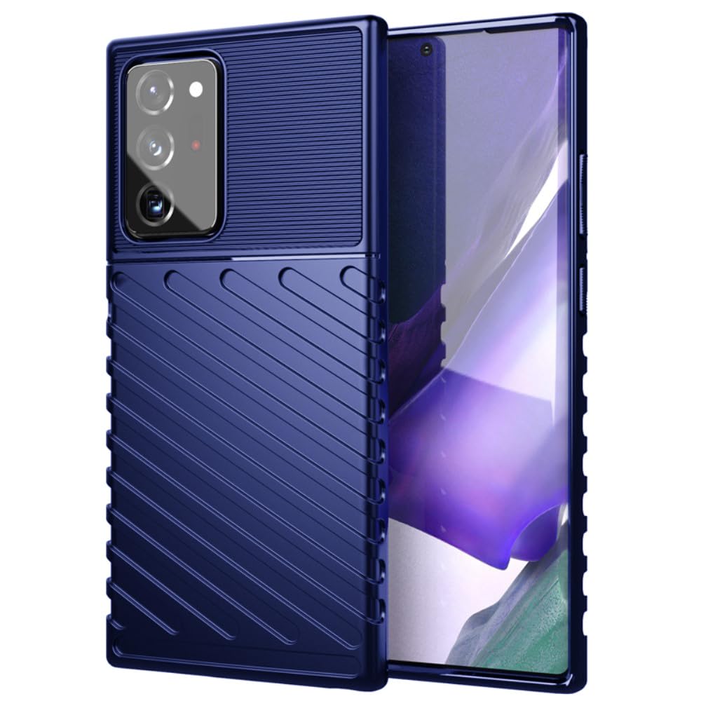 Amazon Brand- Solimo Basic Case for Samsung Galaxy Note 20 Ultra 4G (Carbon Fiber_Blue) (B0CGZSC65D) Amazon Price History, Amazon Price Tracker