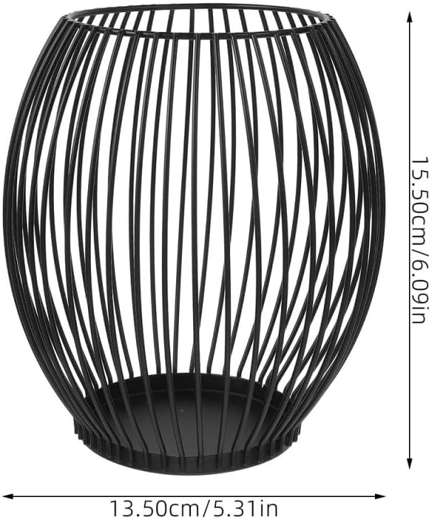 Toyvian Coffee Pod Holder, Wire Storage Basket for Countertop Large Capacity Coffee Bar Organizer for Espresso Capsules Creamers and Fruit Sturdy Iron Farmhouse Decor