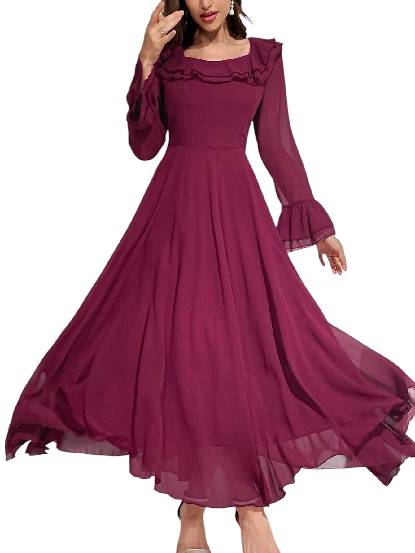 Litzo Dresses For Women || Western Dresses For Women (L-36-M) Purple