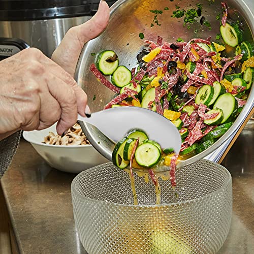 Cuillère à soupe en métal antiadhésive durable et haut de gamme - 6