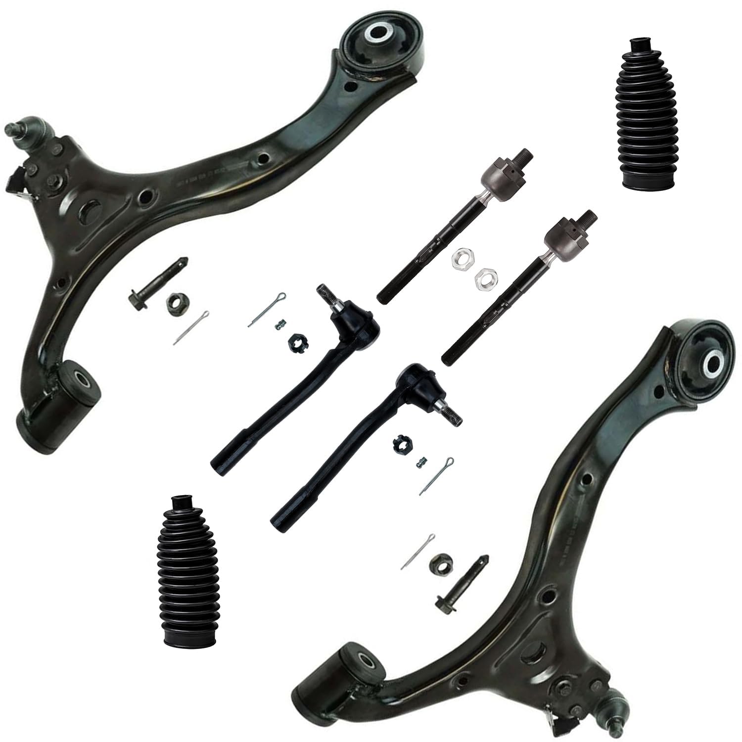 Detroit Axle - 8pc Front End Suspension Kit for Hyundai 2007-2008