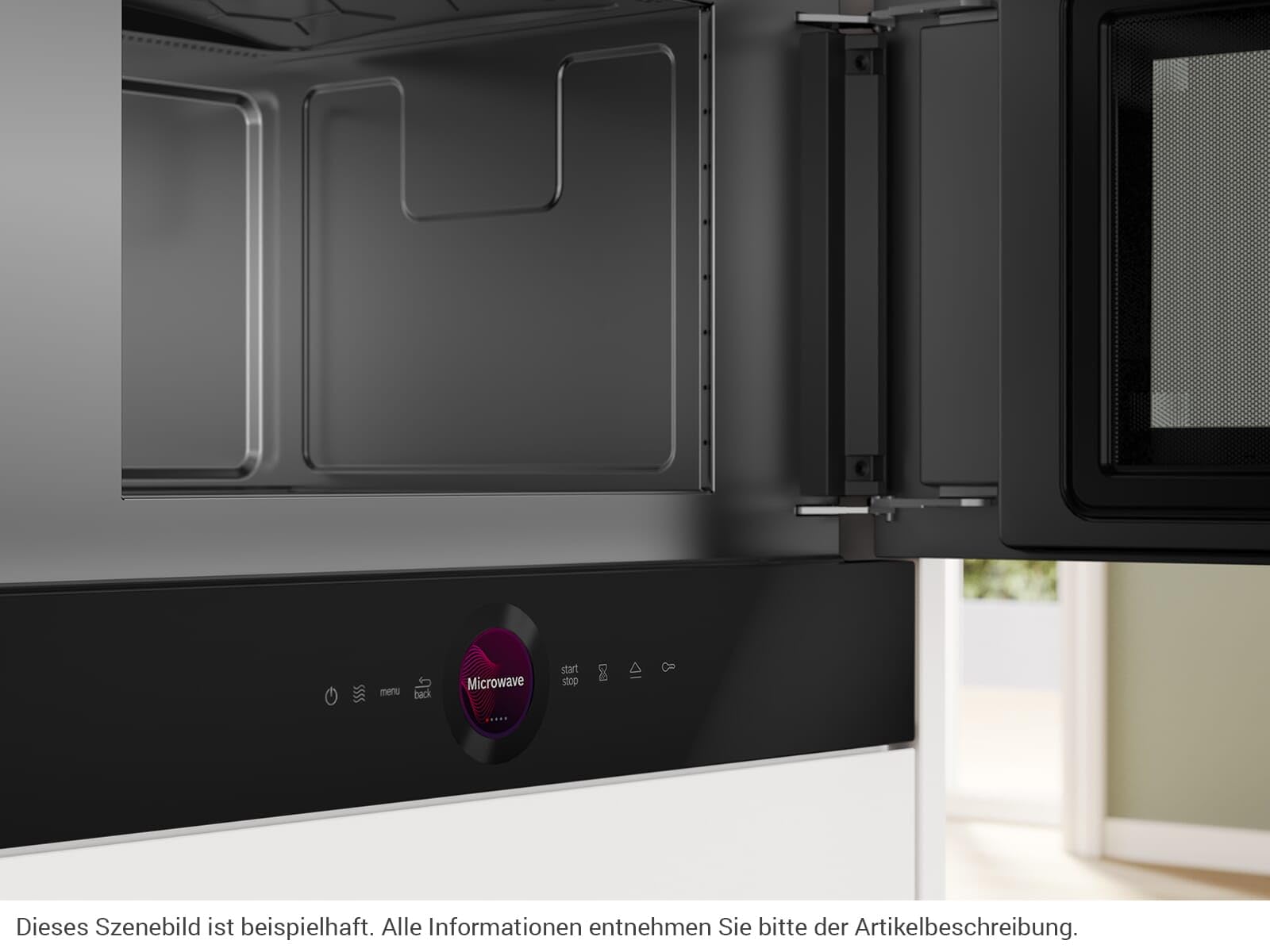 Bosch BFR7221B1 kuchenka mikrofalowa do zabudowy czarna