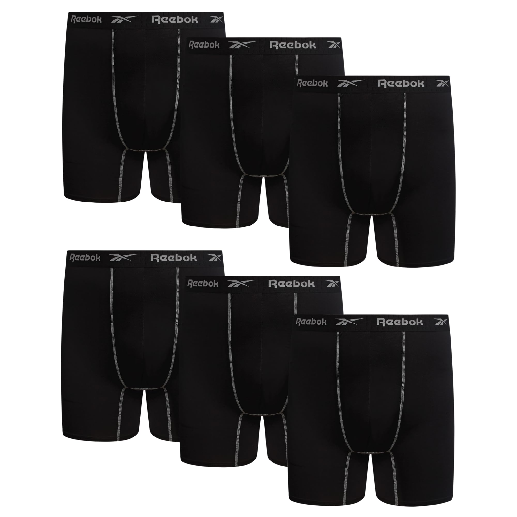Reebok Big and Tall Boxer Briefs 6-Pack