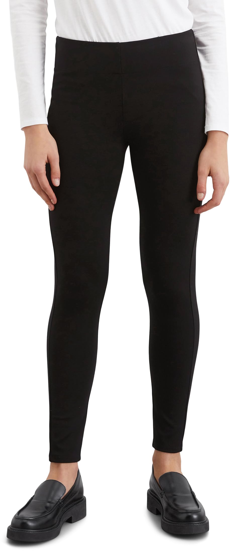 Marc O'Polo Damen Leggings mit breitem Bund Slim Fit
