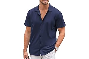 COOFANDY Men's Casual Rayon Shirt: Style and Comfort for Any Occasion