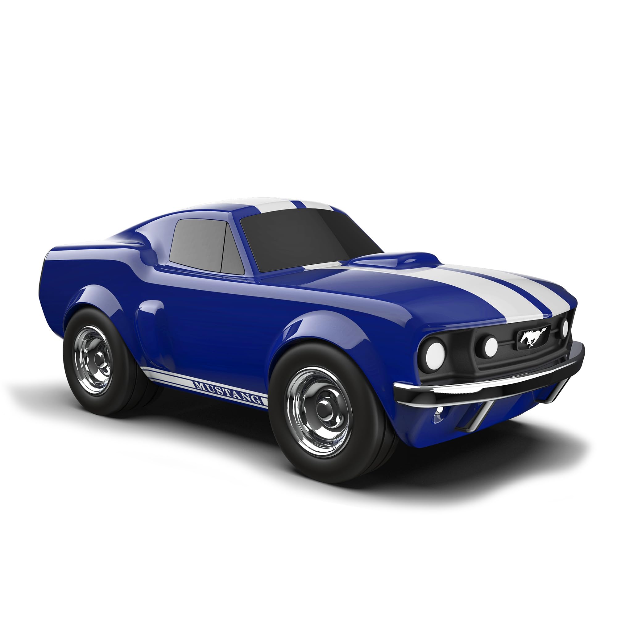 Baghera Ford Mustang Blue Toy Car for Kids – Officially Licensed Vintage Style Fast Car with Classic American Muscle Car Design, Premium Collectible Car Toy, Retro Toy Cars & Car Toys for Kids — image 1