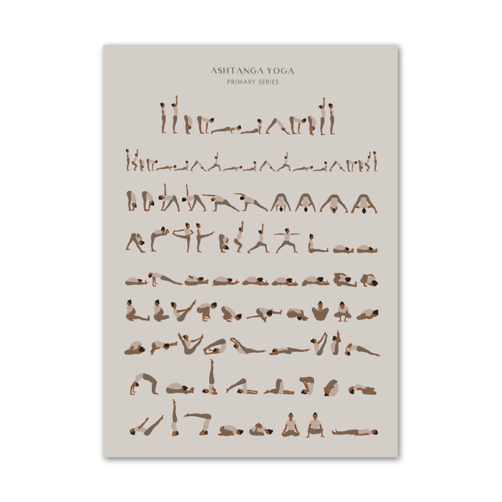 Amazon.co.jp: 自由奔放に生きる アシュタンガ ヨガ ポスター 女性