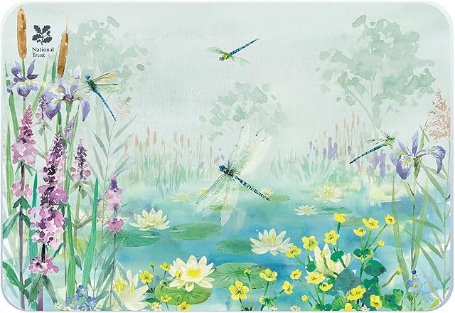 National Trust Nature Collection Medium Worktop Saver, Dragonfly, Multicolor