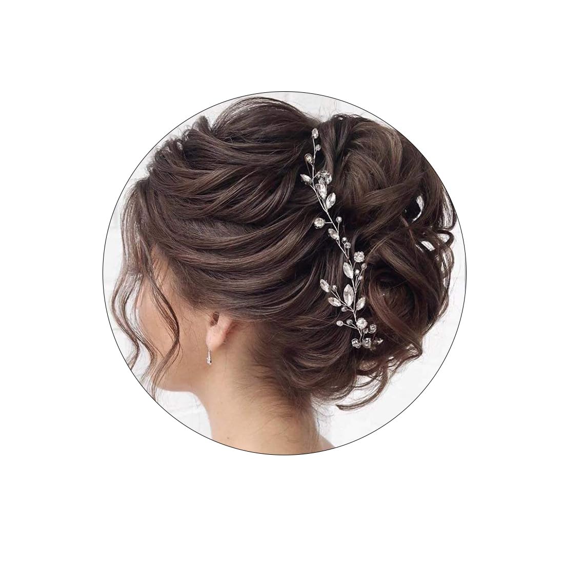 Tiaras de Novia, Tocados de Boda Vintage, Adorno Pelo Novia,Accesorios pelo Niña, Hair Band, Accesorios para el Cabello de Boda