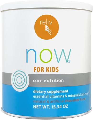 RELIV Ahora para niños - Batido nutricional que da a los niños energía duradera. Incluye vitaminas y minerales esenciales con una mezcla de