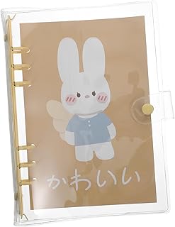 VILLCASE Capa Transparente De Folhas Soltas Protetor De Revista Protetor De Bloco De Notas Transparente Capas De Fichário De Papel Mangas De Fichário Protetor De Página Pasta De Arquivo