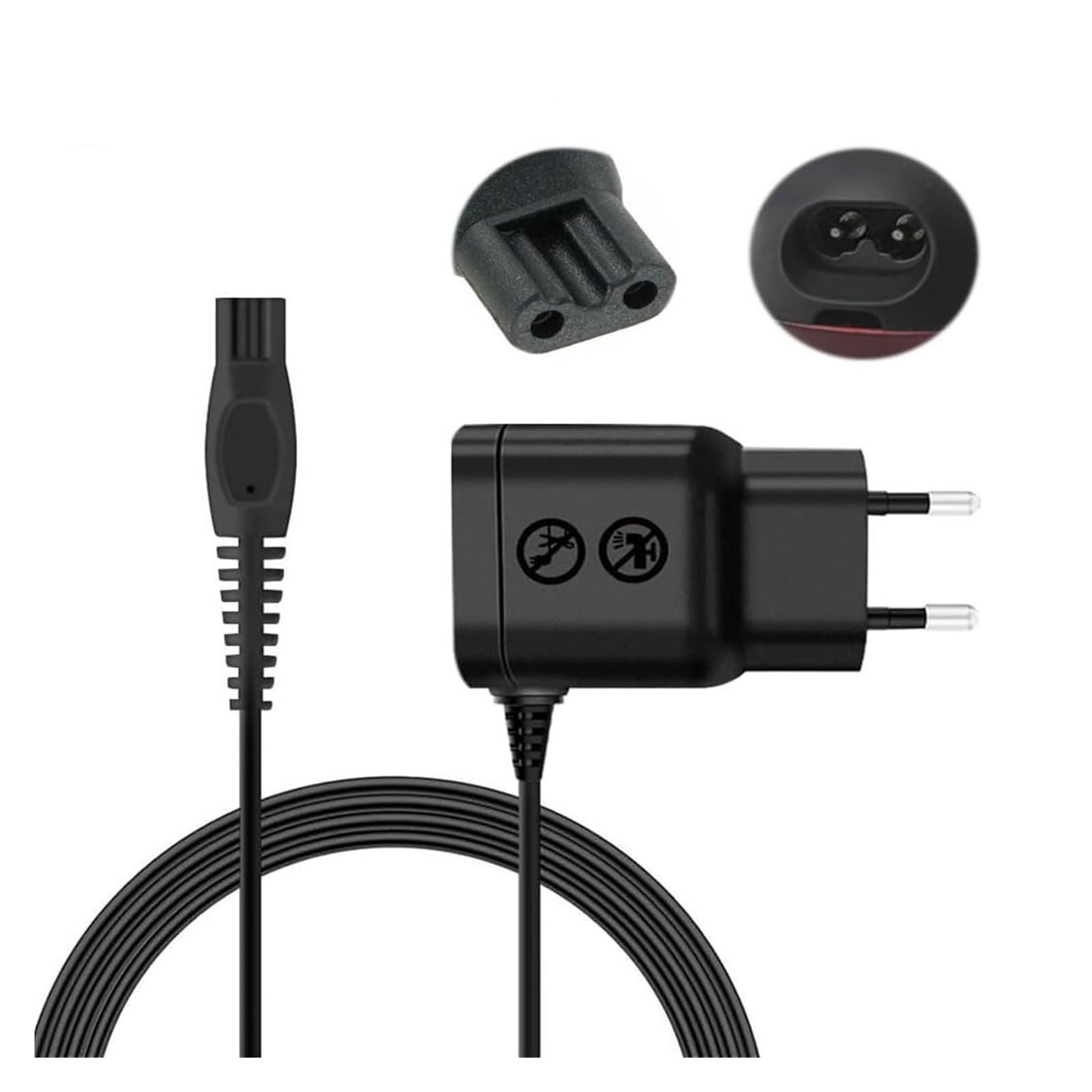 Caricabatterie KVIFO 15V HQ8505 Compatibile Con Philip | OneBlade QP6510 QP6520 QP6530 QP6531 QP6550 MG5750 MG7750 MG7770(2 PCS 15V)