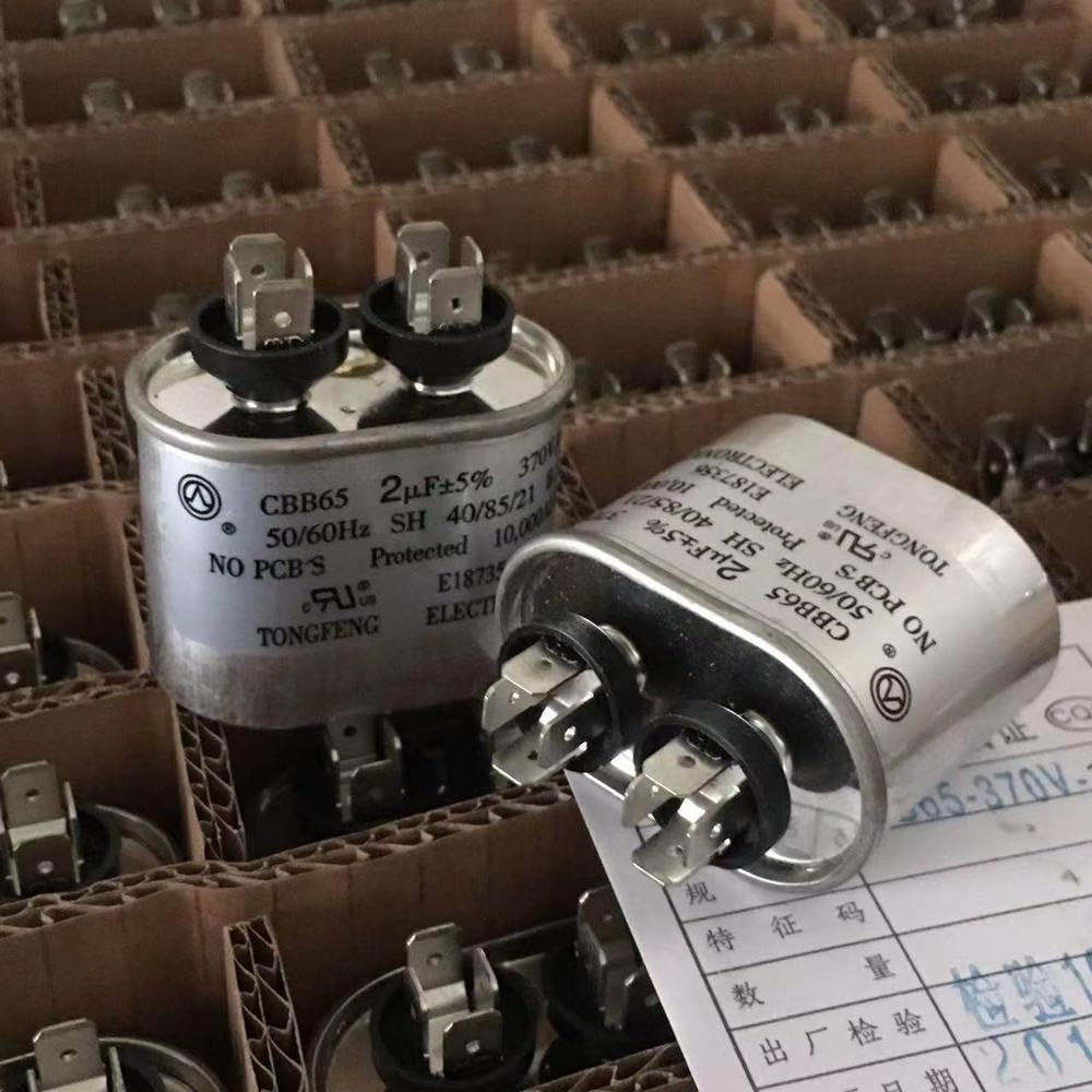 Elektronische Geräte Cbb65 2UF370V/AC Ovaler elektronischer AC-Starter, Startkondensator, 1 Stk
