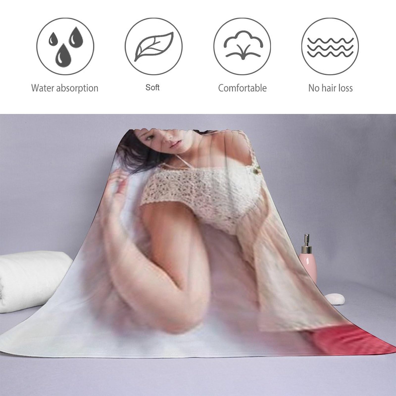 Amazon｜BxtnPnSVA(あいのにじょ)篠崎愛 (52) バスタオル タオル