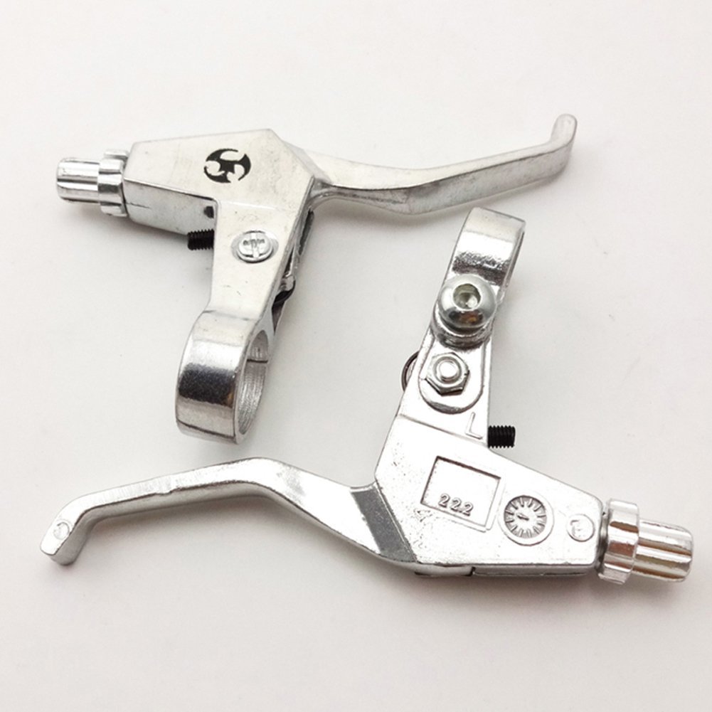 TC-Motor 7/8'' Alloy Chrome Minimoto Right Left Handle Brake Levers for 43cc 47cc 49cc 2 Stroke Chinese Mini Kids Pocket Dirt Bike