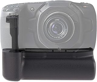 Hersmay Pro Vertical Multi-Power BMPCC Battery Grip for Blackmagic Pocket Cinema Camera 4K 6K PRO BMPCC Camera, Battery Holder for 3X LP-E6 Battery