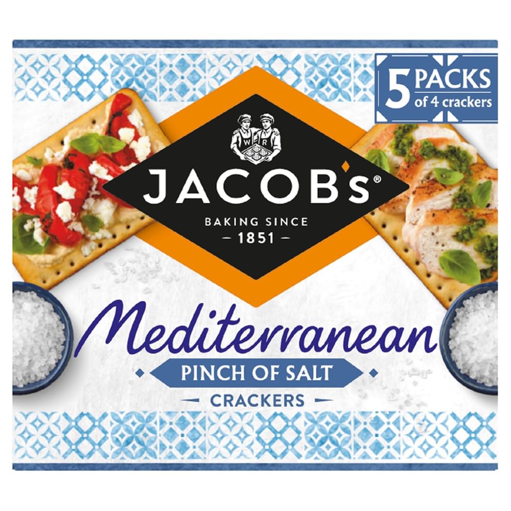 JACOB'S Savours Thins Mediterranean Crackers 150g