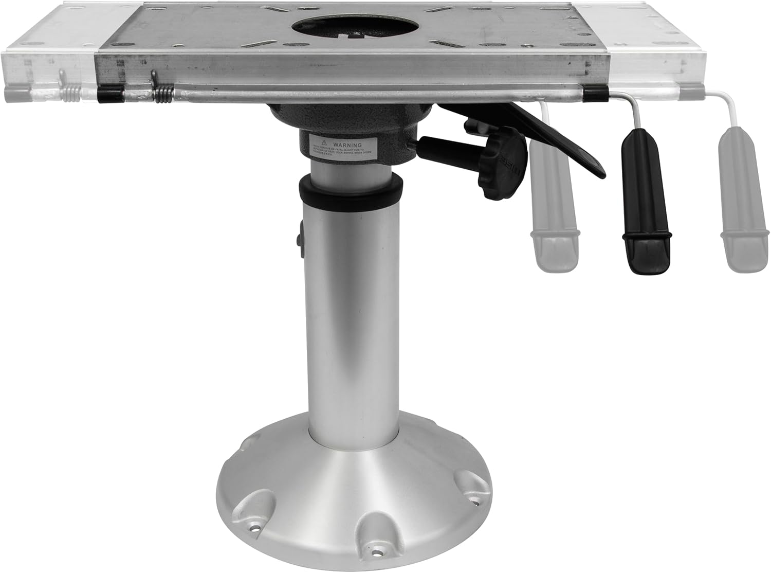 Wise 8WP144 Standard Mainstay Air Power Pedestal with Locking Swivel and Slide,Silver