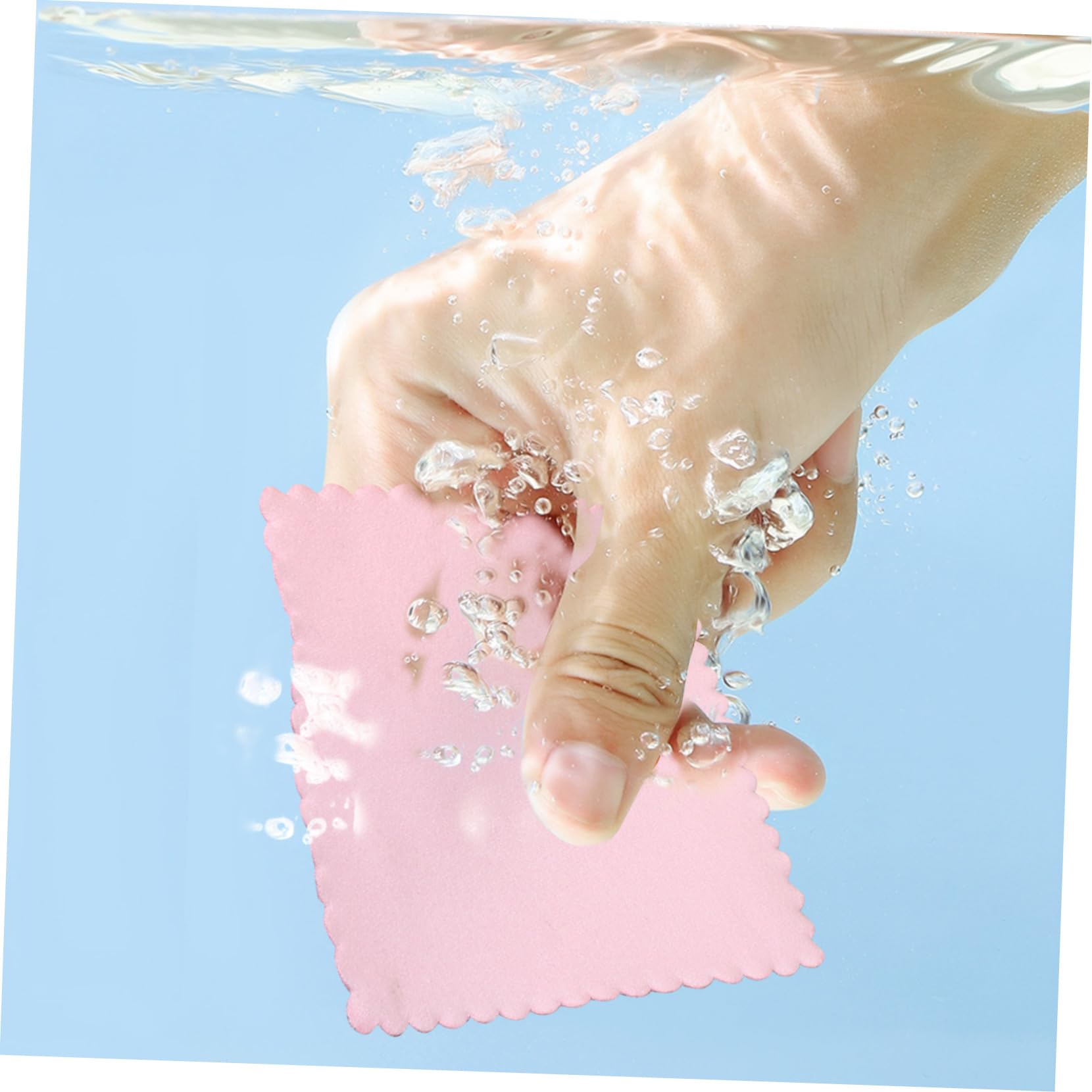 Gadpiparty 3 Set Panno Argentato Panni Guarda Cleaner Panno per Occhiali Pezza per Pulire Salviette per La Pulizia Dell'atmosfera Panno Polacco d'Argento Fibra Superfine Rosa 100 Pezzi*3