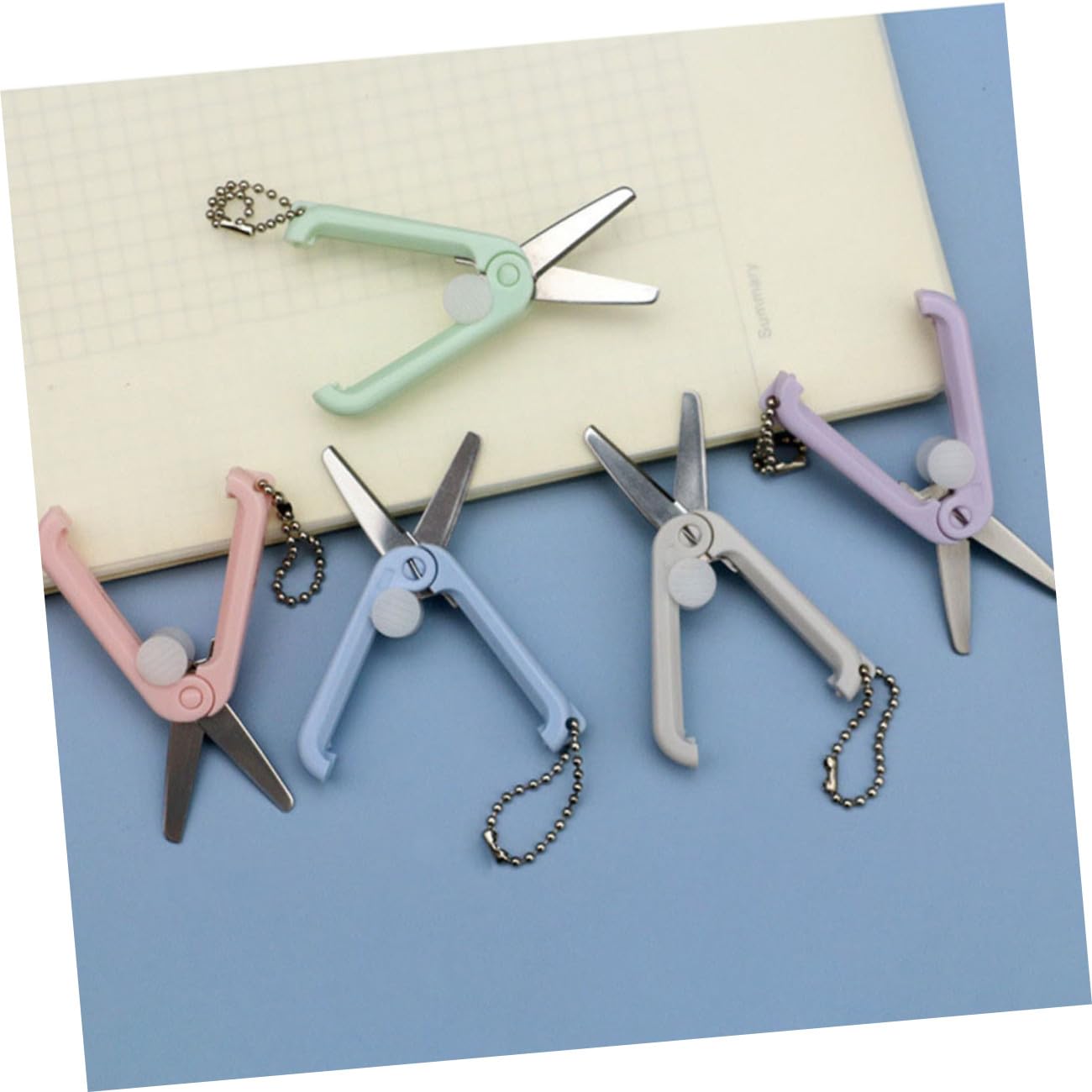 NUOBESTY 4 Ensembles Ciseaux De Coupe Mini Petits Ciseaux D'Artisanat Pour Le Bureau Pour Coupe-Fil De Couture À Tissu Petits 5 pièces * 4