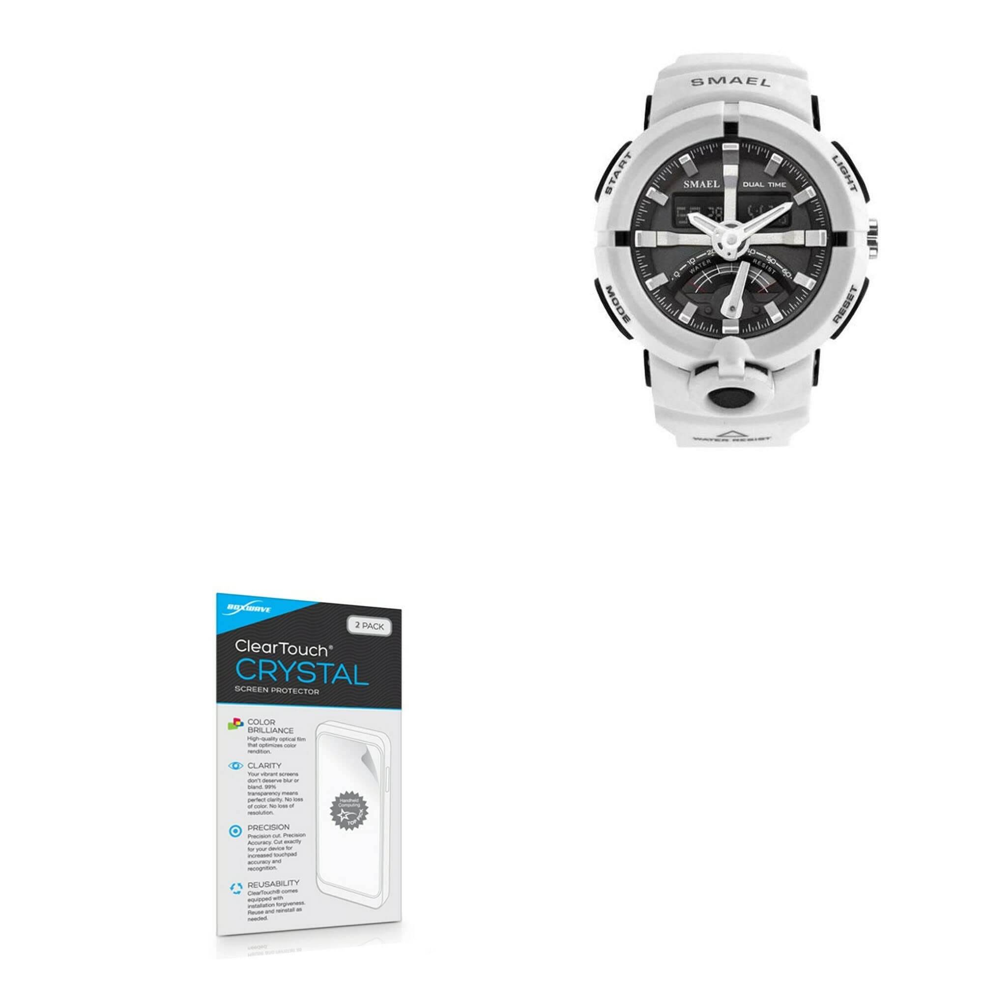 BoxWave Screen Protector Compatible with Bolt Welder - ClearTouch Crystal (2-Pack), HD Film Skin - Shields from Scratches