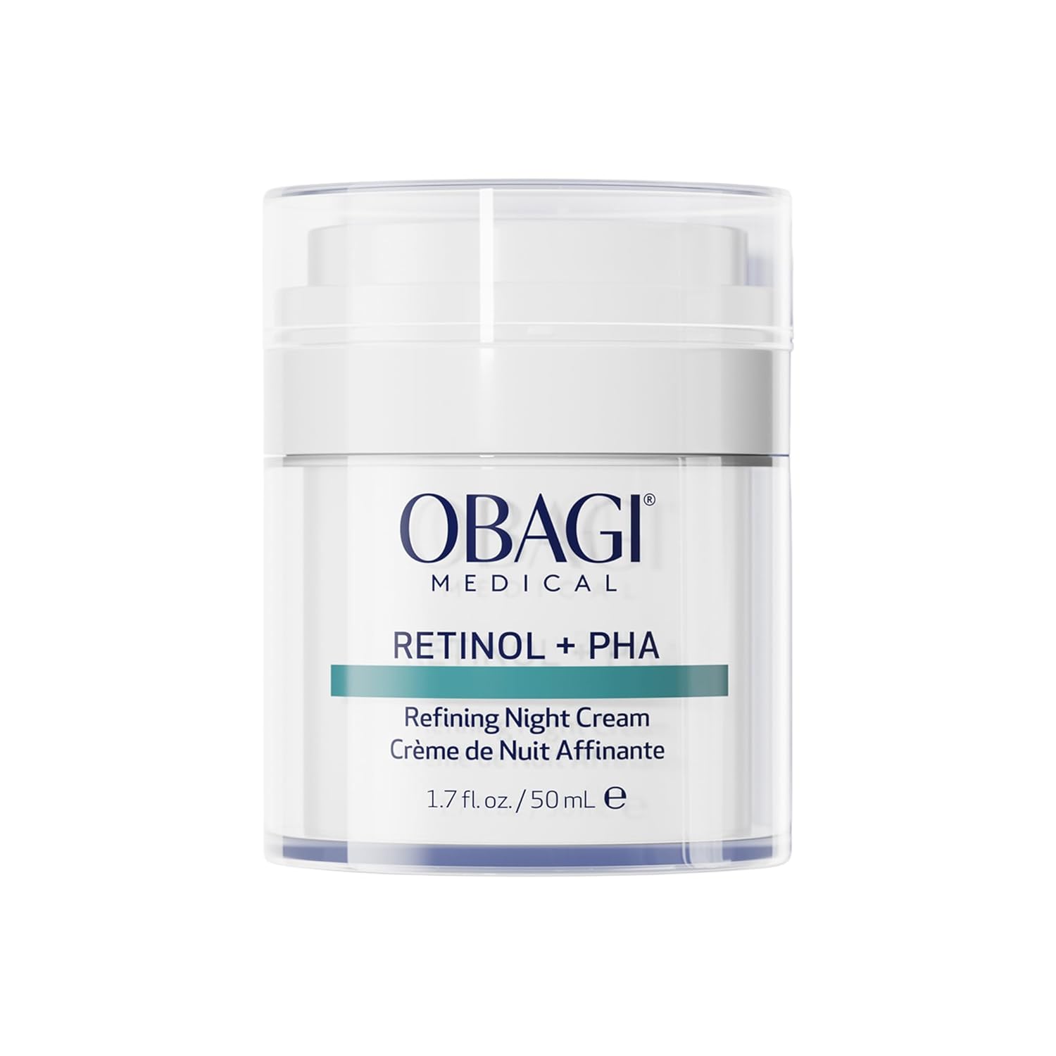 Obagi Medical Retinol + PHA Refining Night Cream – Clinically Proven, Dual-Action, Overnight Anti-Aging Face Cream for Smoother, Renewed Skin & a More Even-Looking Complexion – 1.7 Oz Obagi Medical Retinol + PHA Refining Night Cream – Clinically Proven, Dual-Action, Overnight Anti-Aging Face Cream for Smoother, Renewed Skin & a More Even-Looking Complexion – 1.7 Oz