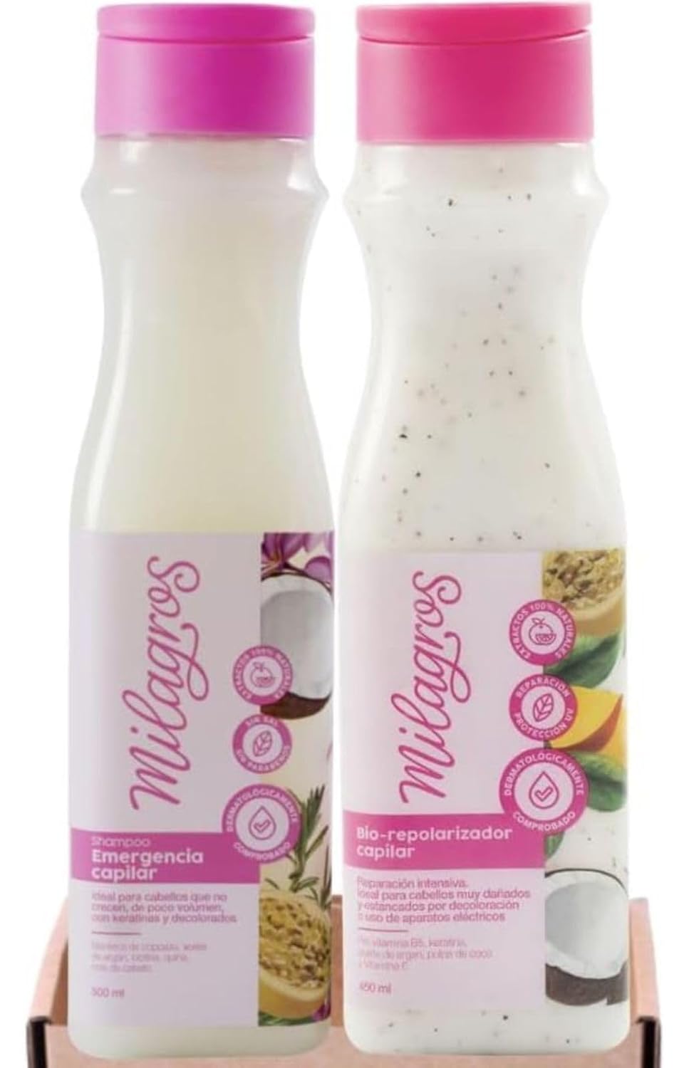 Shampoo and Hair care (2 pack) shampoo emergencia capilar y biorepolarizador capilar emergencia capilar biorepolarizador colombia tratamiento