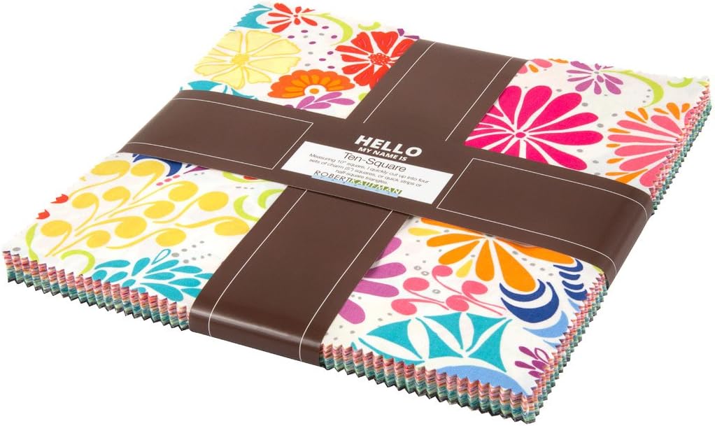 Valori Wells ASHTON ROAD Ten Squares 10-inch Precut Cotton Fabric Quilting Assortment Layer Cake Robert Kaufman TEN-197-42