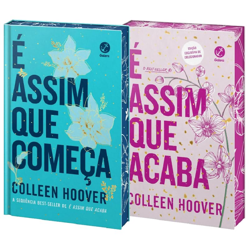 Coleção Colleen Hoover: É Assim que Acaba + É Assim que Começa (Edições de Colecionador com pintura trilateral)