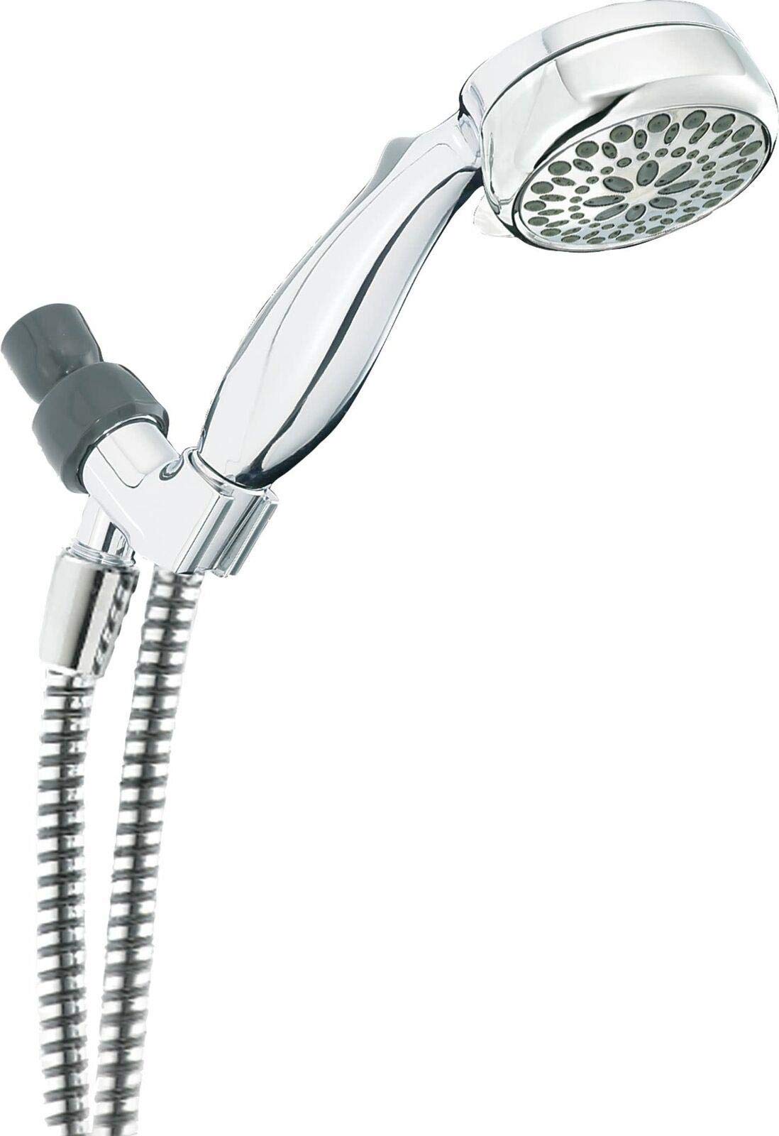 Pommeau de douche 2,5 GPM Mkalo en chrome avec douchette à main multi fonction