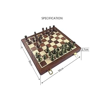 Amazon | チェス駒 チェス盤 チェスゲームセット キング付き 高