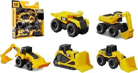 CatToysOfficial CAT Construction Little Machines 5pk Truck Toy...