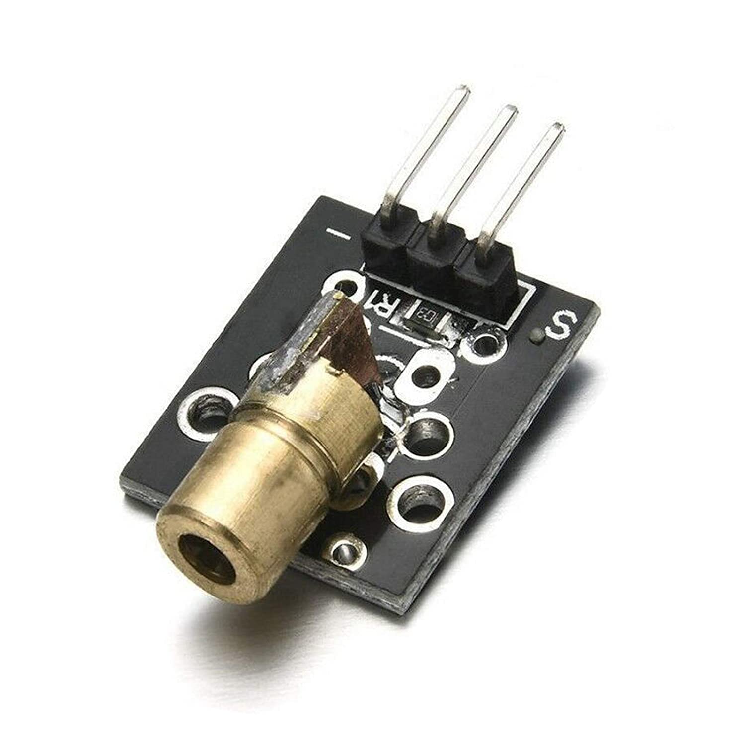 Scriptronics® KY-008 5V 3pin 650nm Transmitter Dot Diode Copper Head Red Laser Module | Laser Diode Module | Laser Transmitter Module compatible with arduino (B0BBVC5KVV) Amazon Price History, Amazon Price Tracker