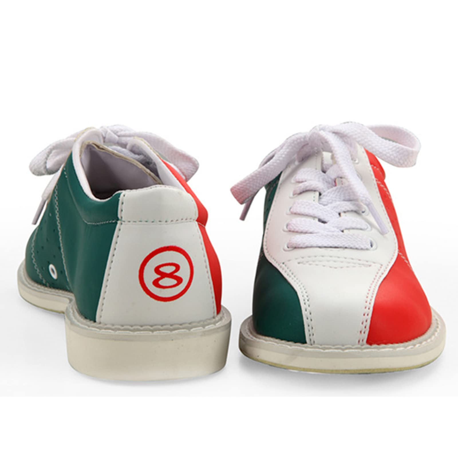Zapatos de Bolos para Hombre Cuero Ligero Antideslizante