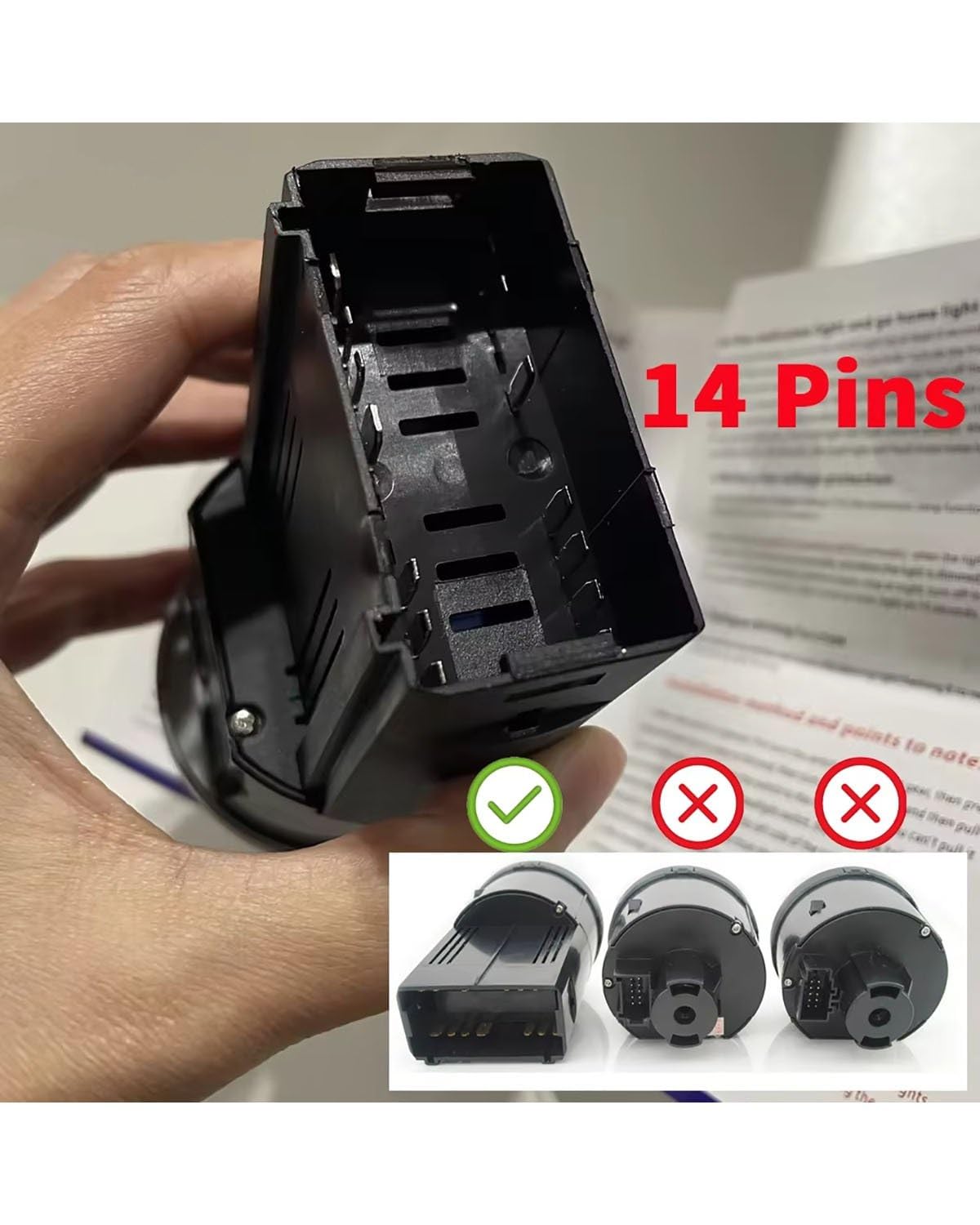 Para Golf 4 MK4 Passat B5 Polo 9N 9N3 18D941531D Interruptor Luces Auto