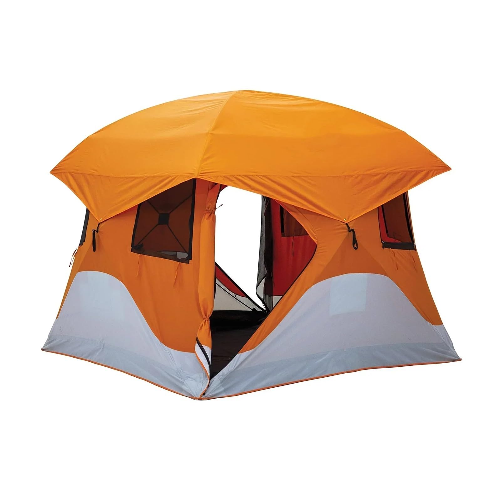 Tenda carpfishing Tende da pesca sul ghiaccio invernali resistenti al freddo, case ispessite, tende sulla neve a doppio strato