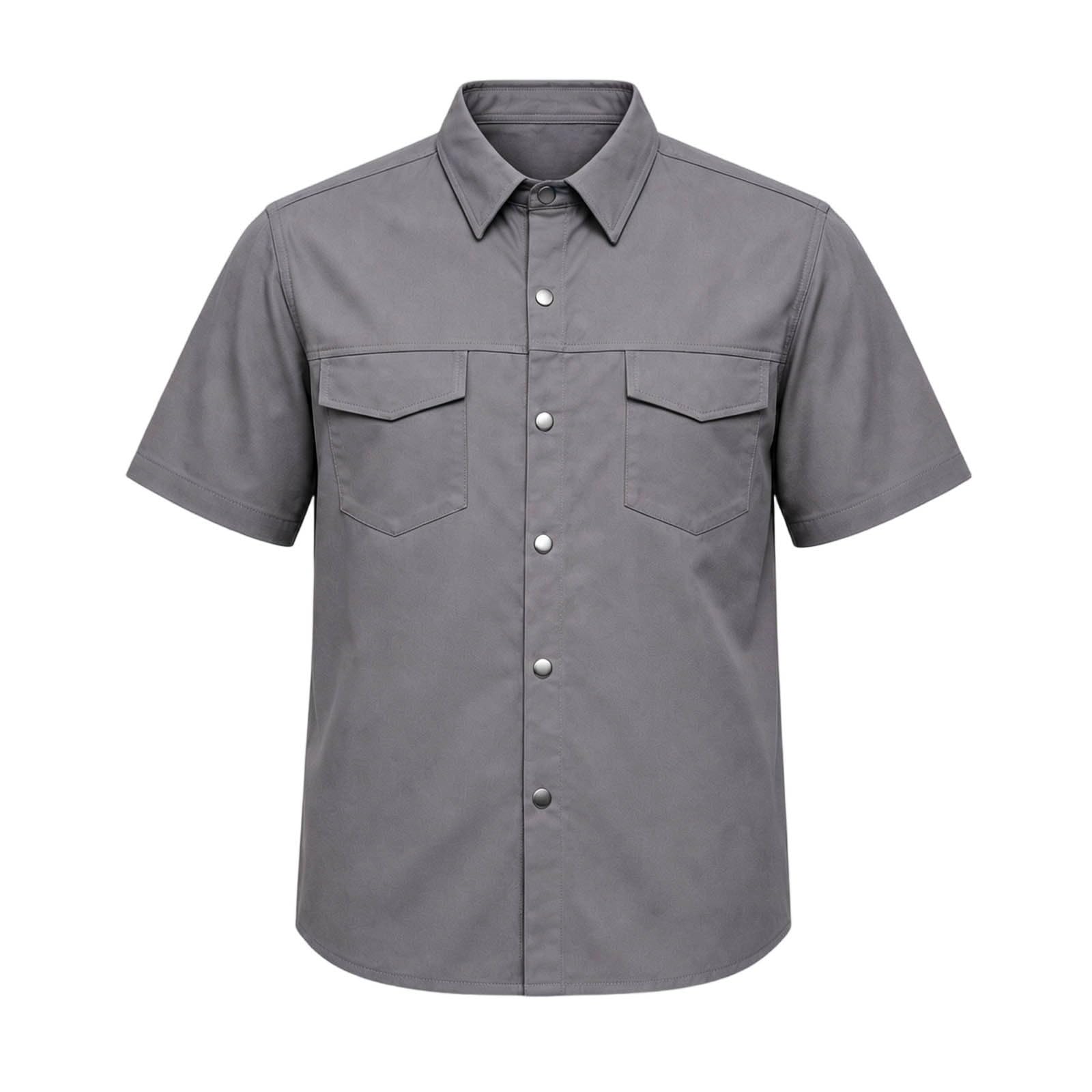 Tuta da jogging da uomo, pantaloni cargo e camicia da lavoro | Con abbottonatura, multitasche, robusto, per giardinaggio, fai da te, all'aperto, leggero, comodo, traspirante