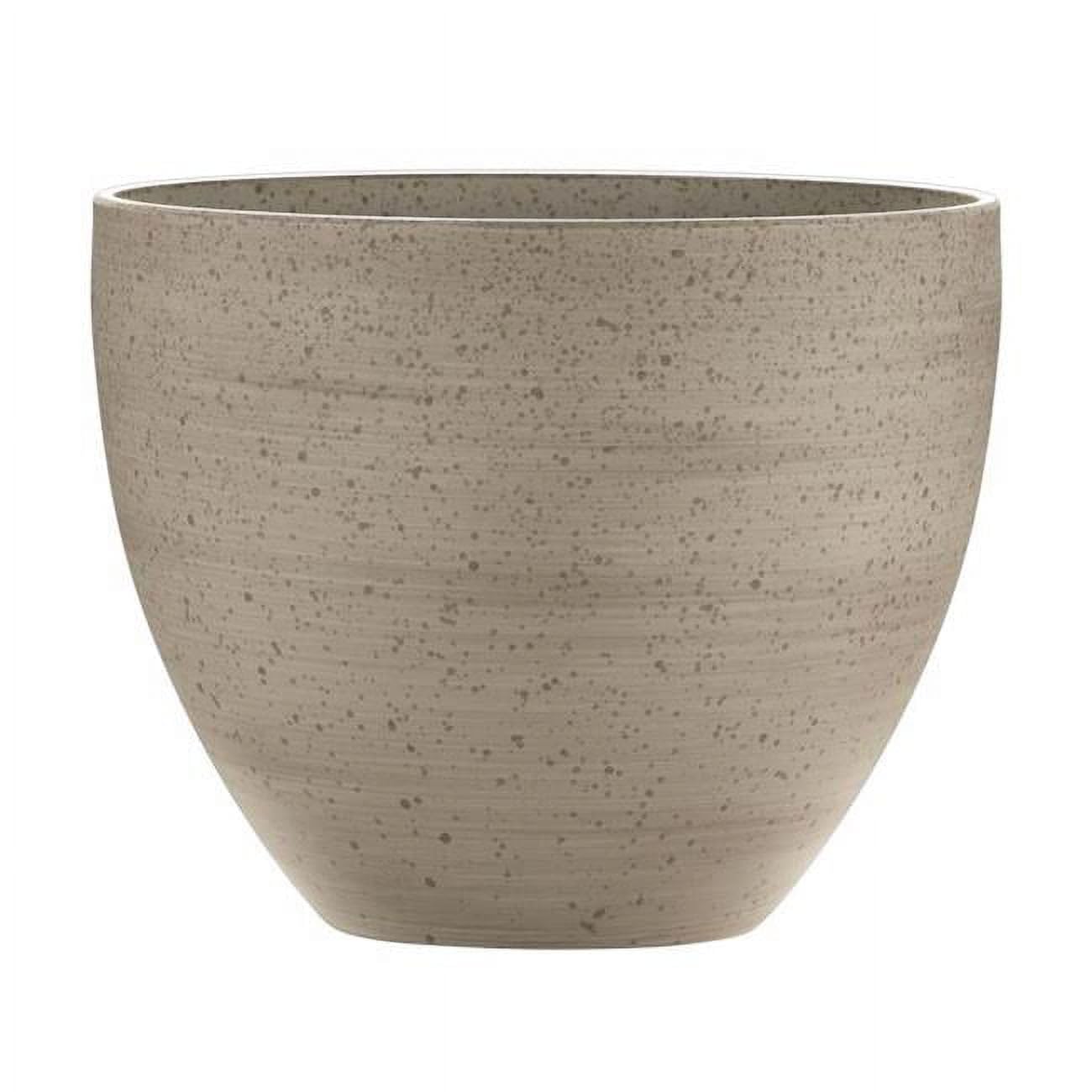 212 Main 7.5 x 9 in. Southern Patio Resin Whitestone Planter