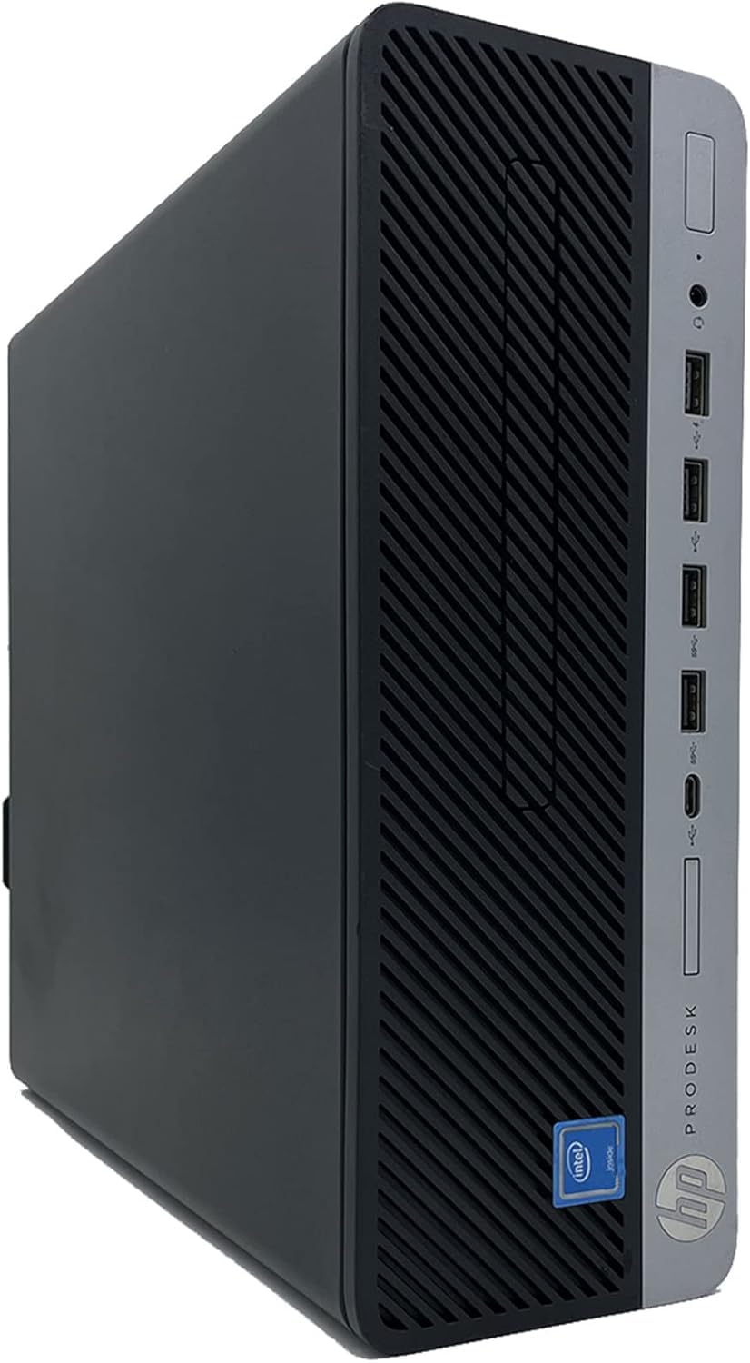 HP PC Computer Desktop ProDesk 600 G3 SFF, Processore Core i5-7400T, Memoria Ram 8GB, Disco SSD 240GB, Win 11 Pro (Ricondizionato)