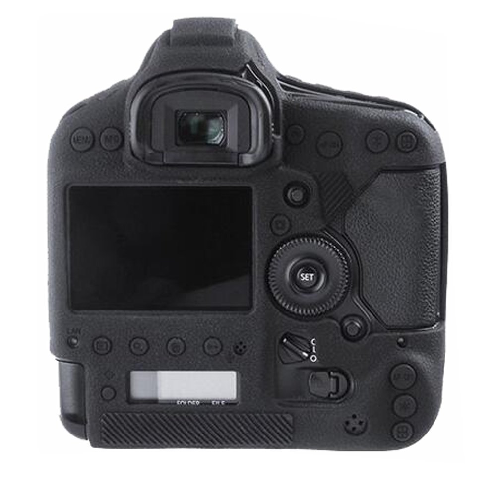 Market&YCY Custodia protettiva in silicone per fotocamera protettiva della fotocamera professionale, Per Canon 1DX - Nero