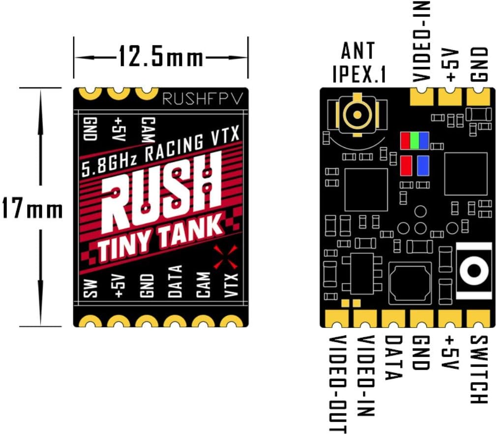 SoloGood Rush Tank Racing VTX FPV Video Transmitter …