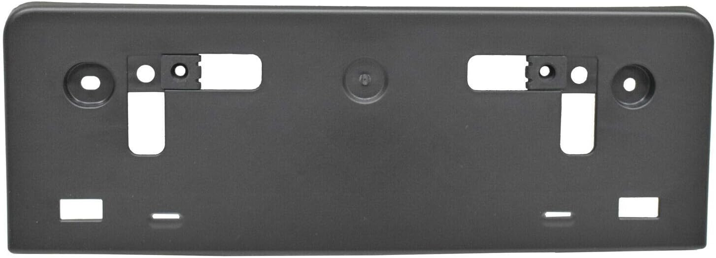 DAT AUTO PARTS Front Bumper Cover License Plate Frame Tag Mounting Bracket Holder Replacement for 2017 2018 Toyota Corolla IM and 2016 Scion IM Black Textured Plastic TO1068158 5211412210