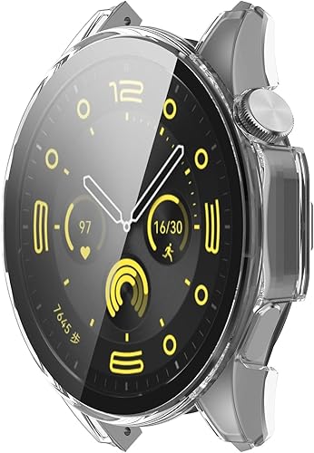 Miniatura 8 de Screen Protector Case Compatible with Huawei Watch GT4 46mm Smart Watch Screen Protector for Huawei Watch GT4 46mm PC+Tempered Glass Full Coverage