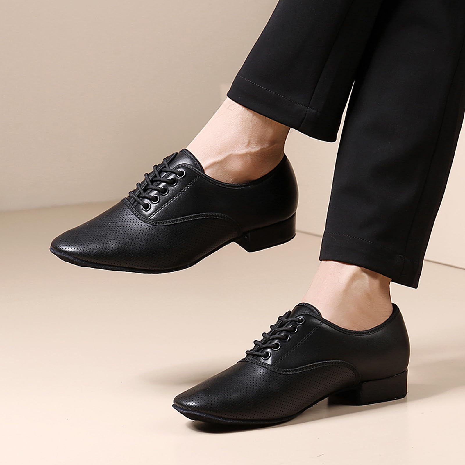SWDZM Męskie buty do tańca latynoskiego salsa standardowe trening tango walc Jazz Ballroom