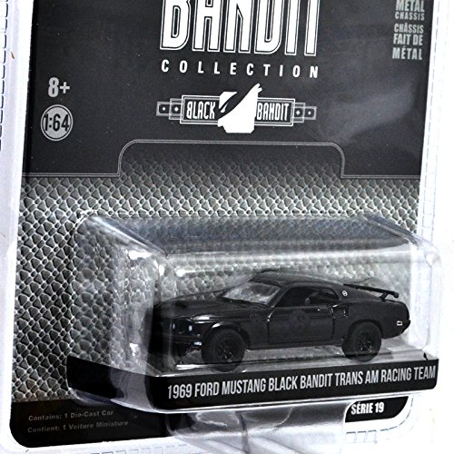 プラモデル完成品　ムスタング Greenlight Black Bandit Collection, Mustang Edition, 1967