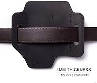 Vista 7 de Gentlestache - Funda de cuero para Leatherman, funda multiherramienta, EDC, organizador de bolsillo con llavero para cinturón y funda para linterna