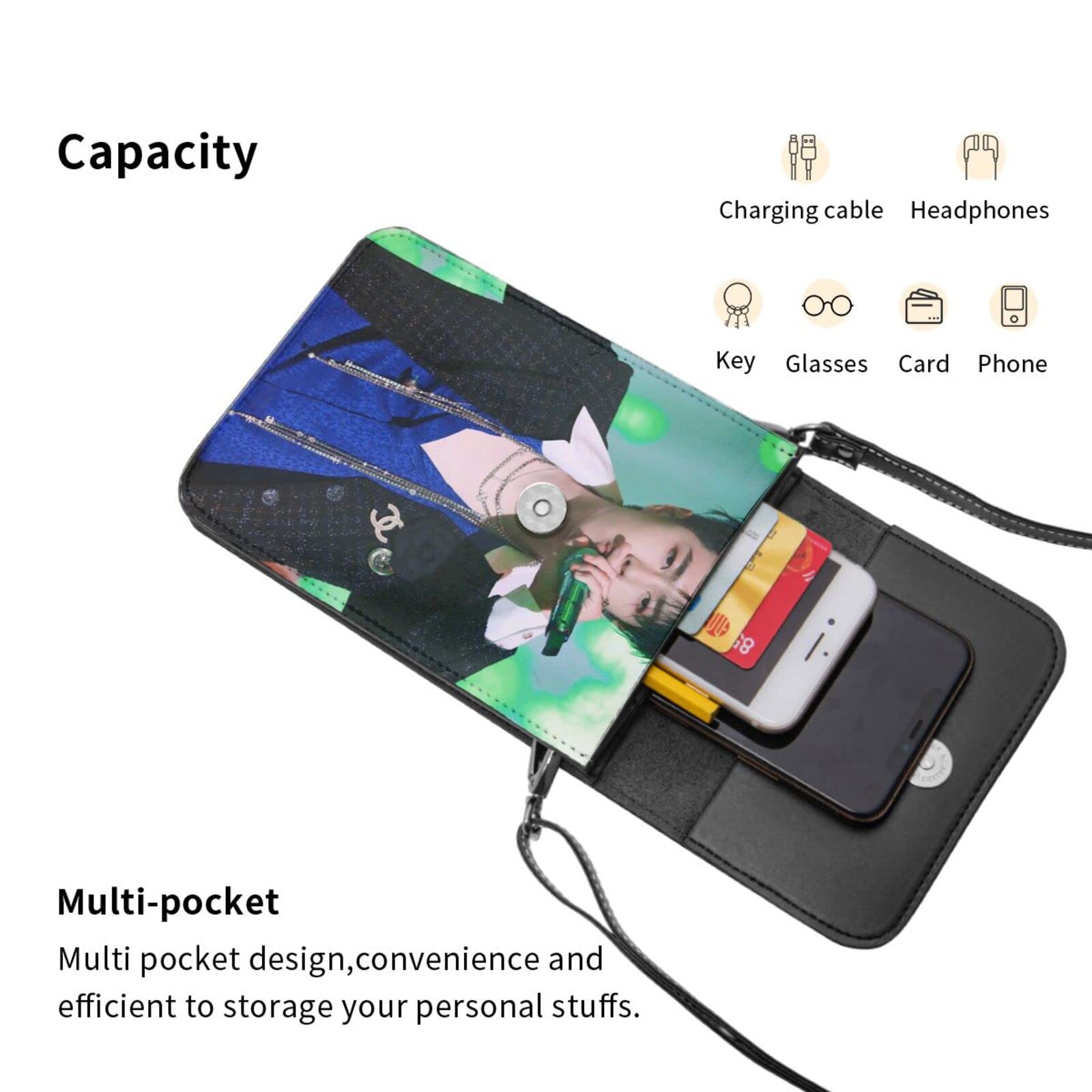 Amazon.co.jp: 王一博ワン・イーボー4 小型クロスボディバッグ 携帯